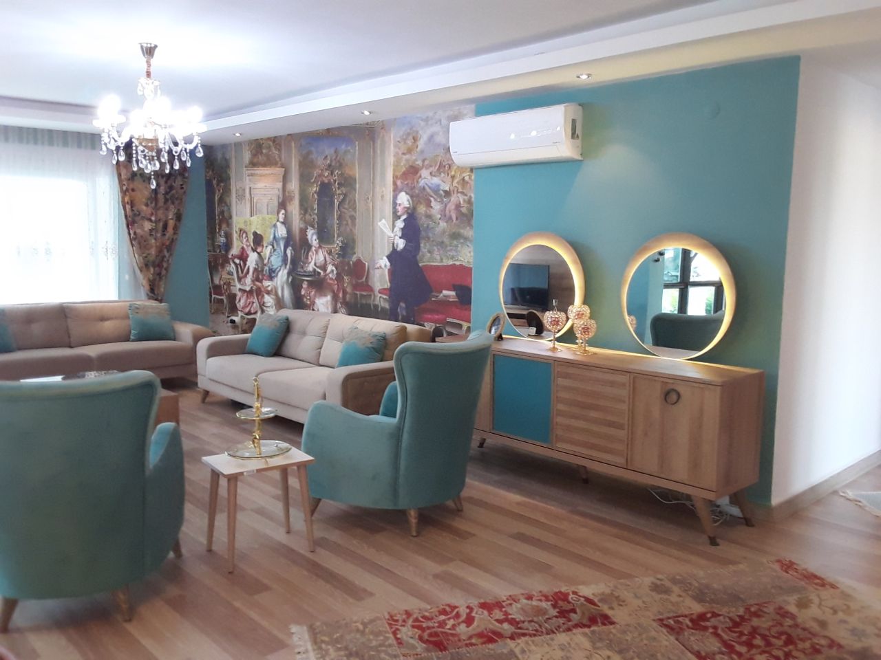 Садовый дублекс планировки 4+1, площадью 220 м2 в районе Кестель. фото 3