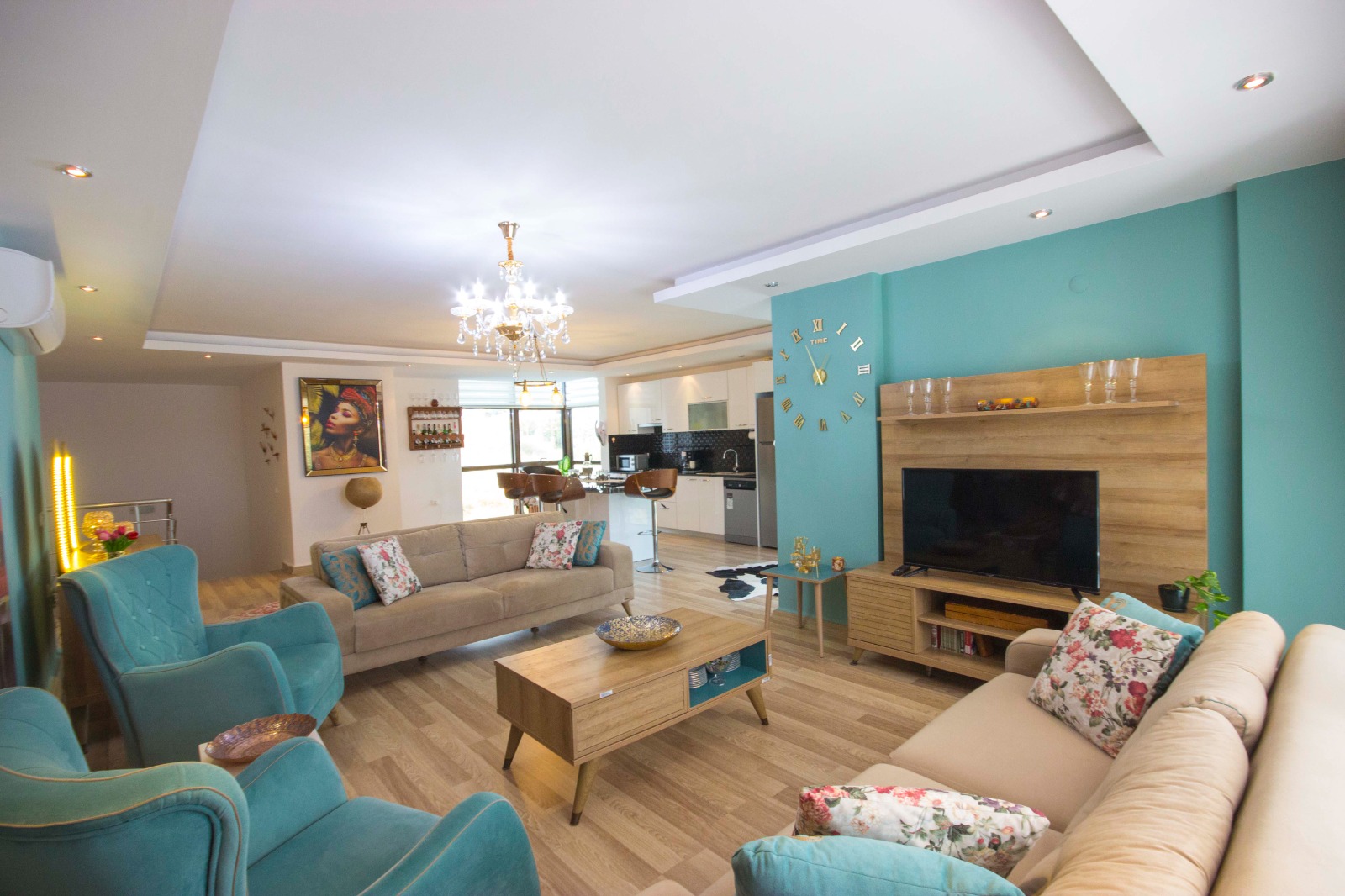 Садовый дублекс планировки 4+1, площадью 220 м2 в районе Кестель. фото 5