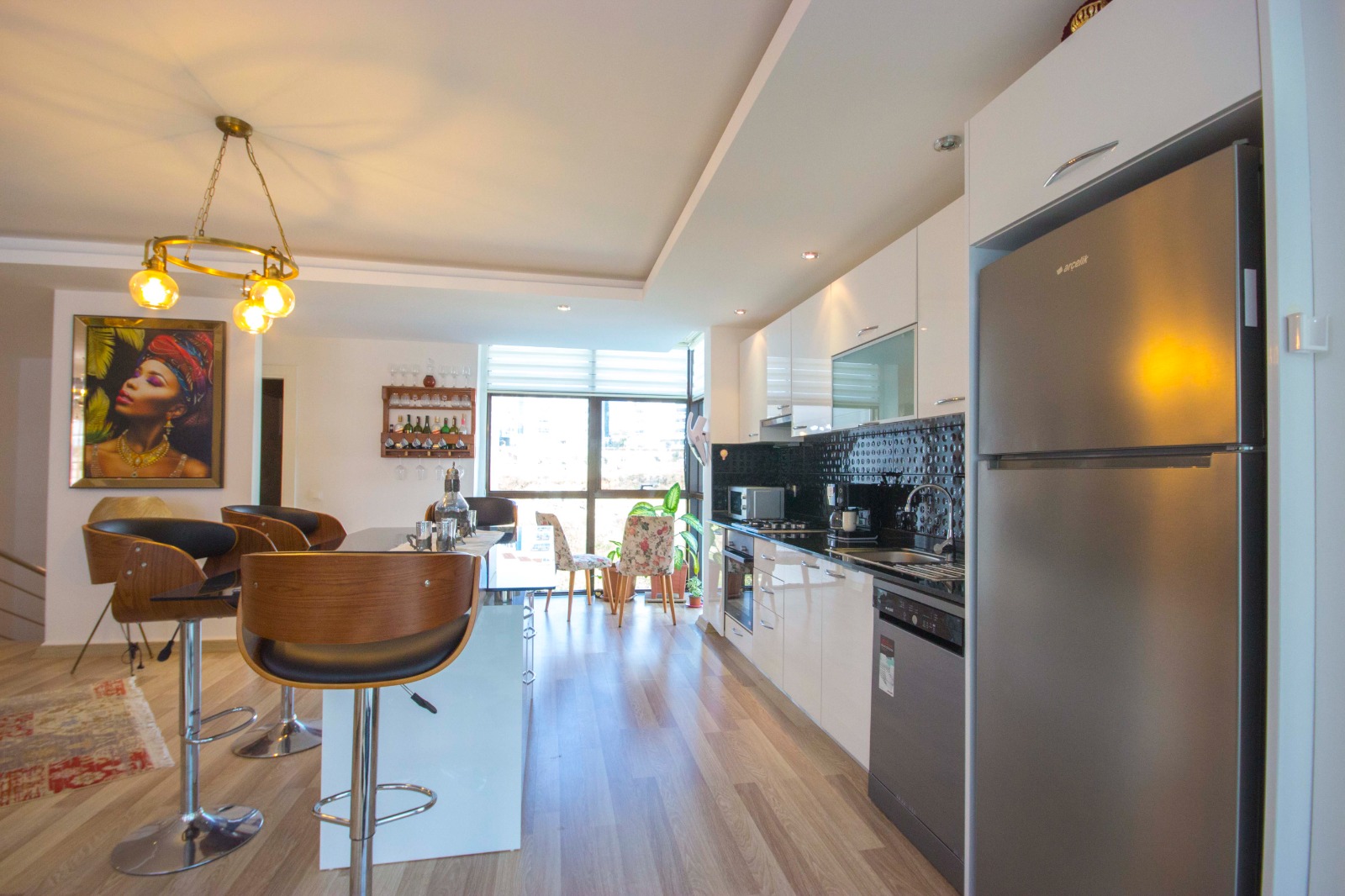 Садовый дублекс планировки 4+1, площадью 220 м2 в районе Кестель. фото 8