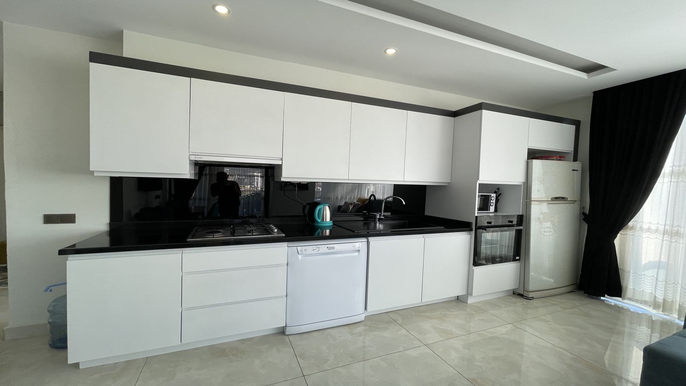 Квартира 1+1 с мебелью с видом на море, 65 м2 фото 5