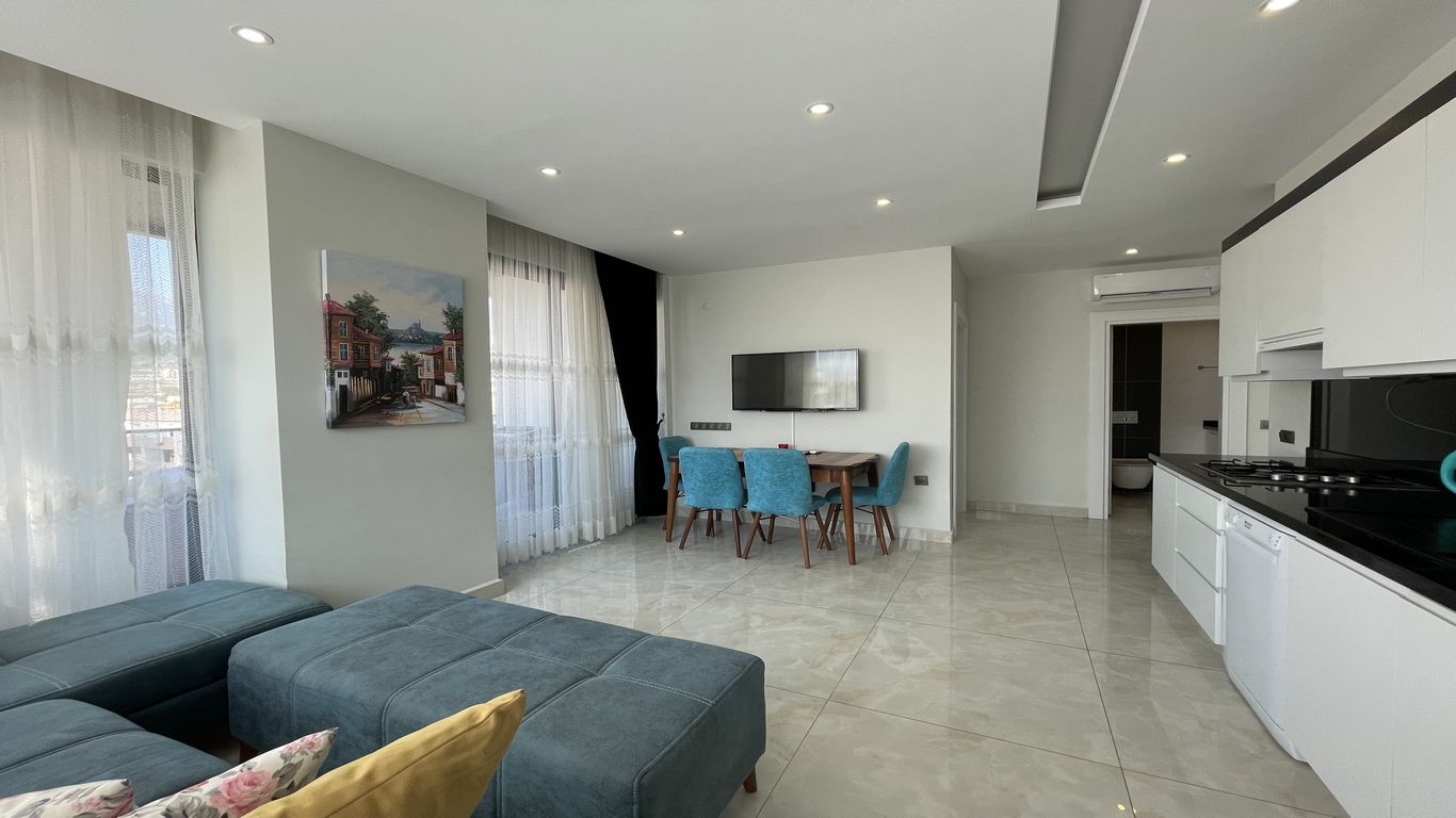 Квартира 1+1 с мебелью с видом на море, 65 м2 фото 7