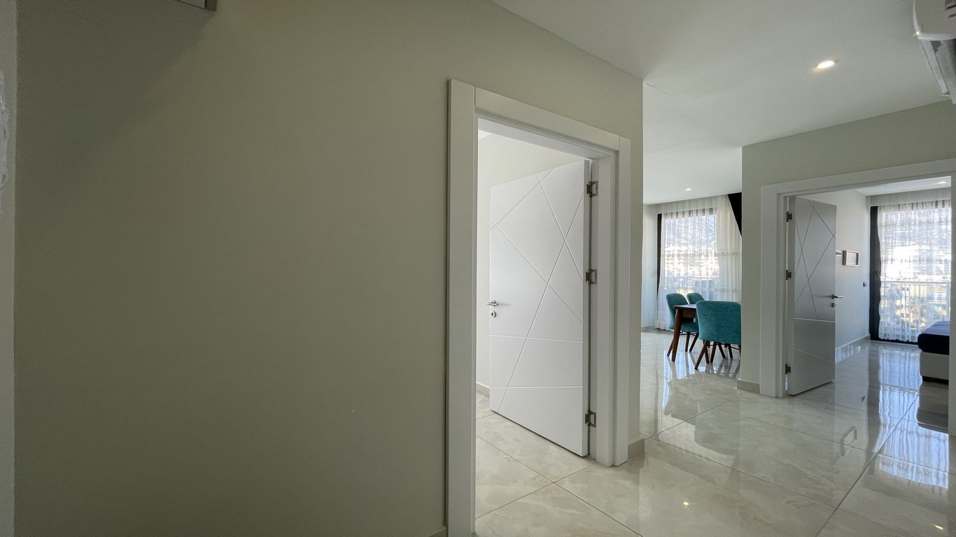 Квартира 1+1 с мебелью с видом на море, 65 м2 фото 12