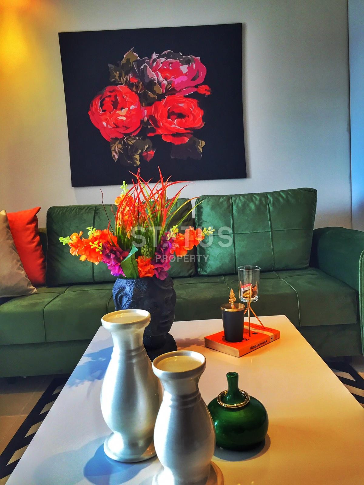 Квартира с мебелью в новом доме с инфраструктурой в Махмутларе 70 кв.м. фото 5