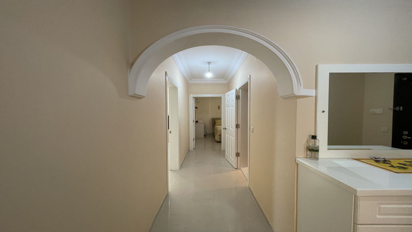 Furnished three-room apartment on the street. Barbarossa Mahmutlar, 120m2 фото 5