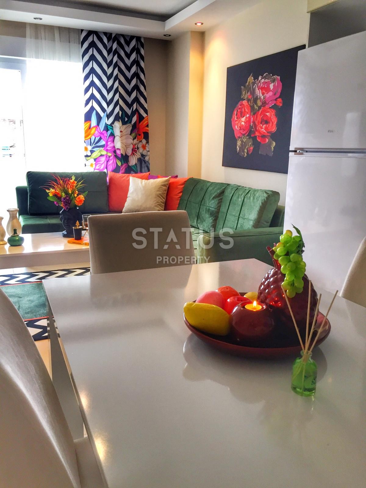 Квартира с мебелью в новом доме с инфраструктурой в Махмутларе 70 кв.м. фото 8