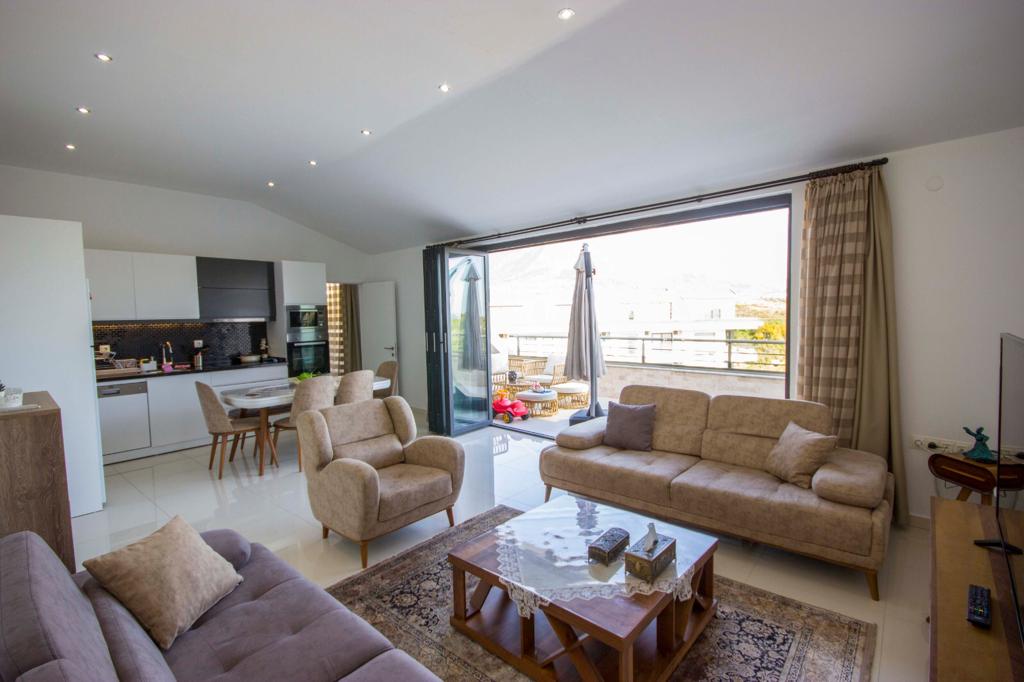 Пентхаус 3+1 с панорамой на море и горы, 155 м2. Кестель, Алания. фото 7