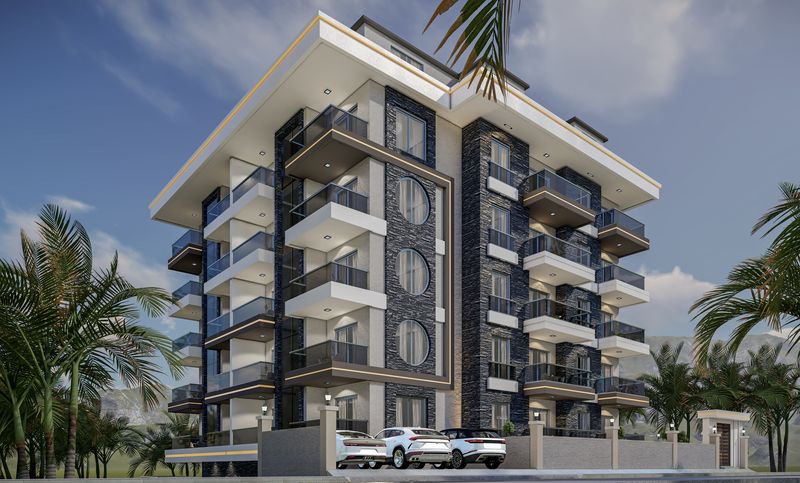 Квартиры 1+1 и пентхаусы 2+1 на стадии котлована. Махмутлар, Алания. фото 5