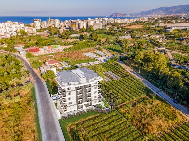 Квартиры 1+1 и пентхаусы 2+1 на стадии котлована. Махмутлар, Алания. фото 8