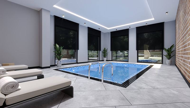 Квартиры 1+1 и пентхаусы 2+1 на стадии котлована. Махмутлар, Алания. фото 17