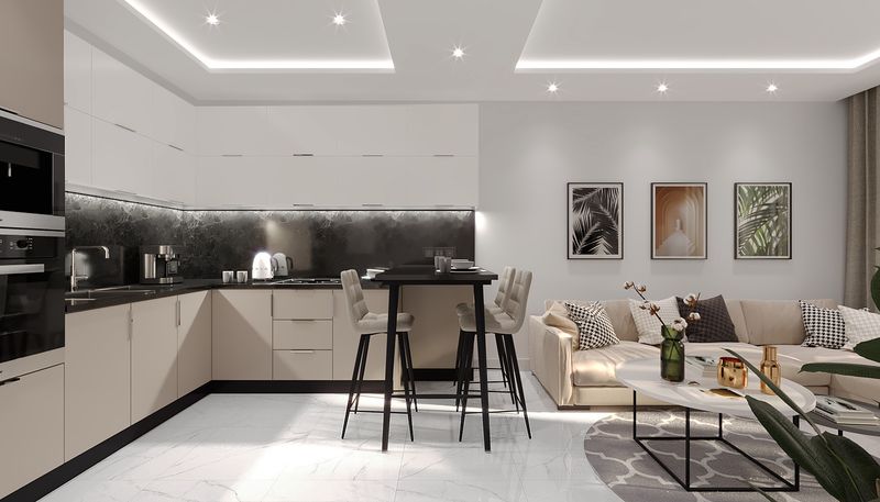 Квартиры 1+1 и пентхаусы 2+1 на стадии котлована. Махмутлар, Алания. фото 27