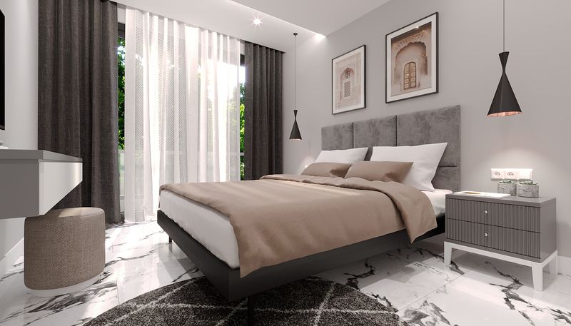 Квартиры 1+1 и пентхаусы 2+1 на стадии котлована. Махмутлар, Алания. фото 33