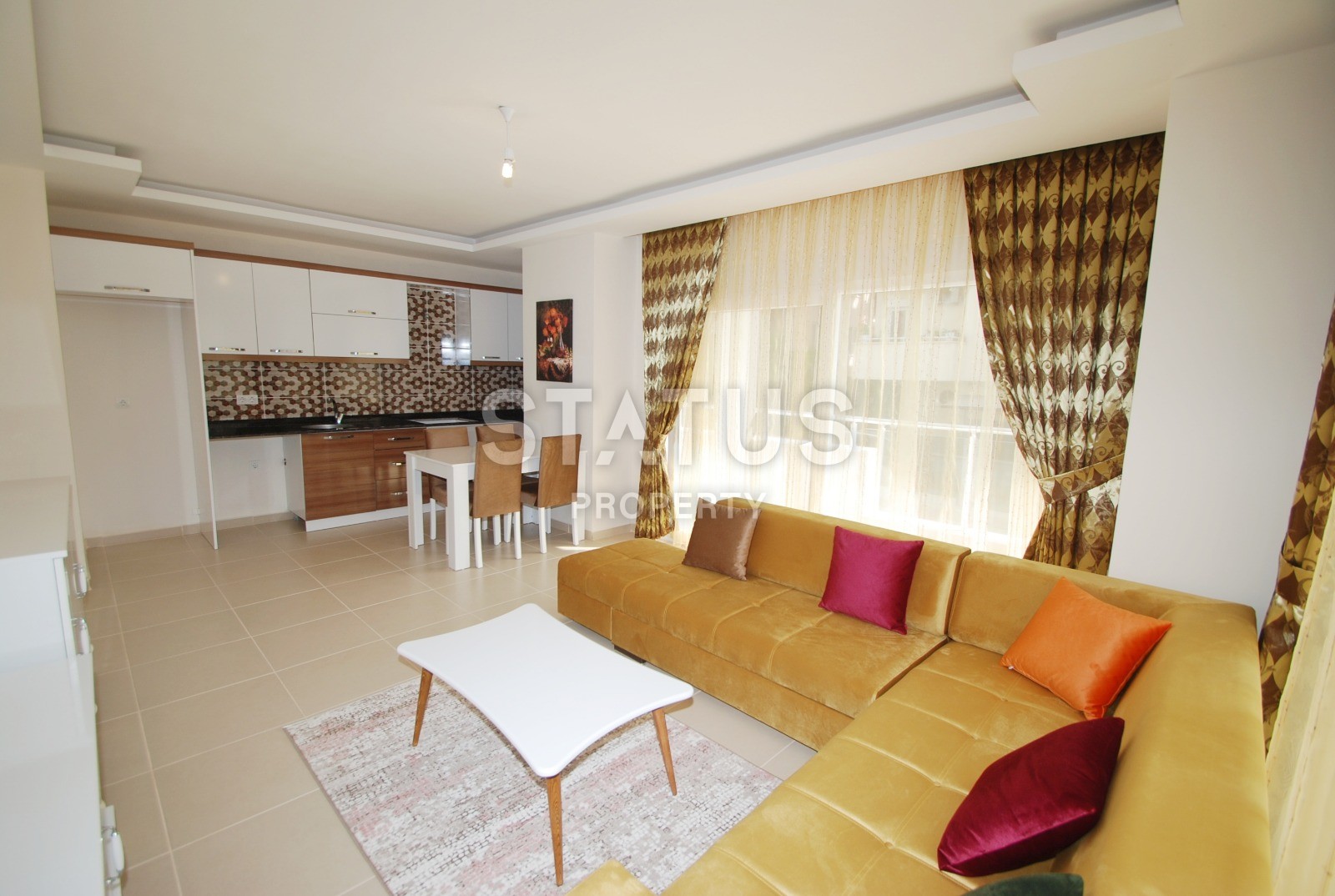 Уютная меблированная квартира в современном комплексе в районе Махмутлар, 75 м2 фото 3