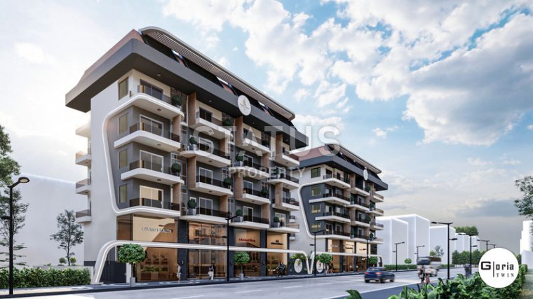 Новый проект на стадии котлована в центре Махмутлара. Апартаменты от 54 м2. фото 1