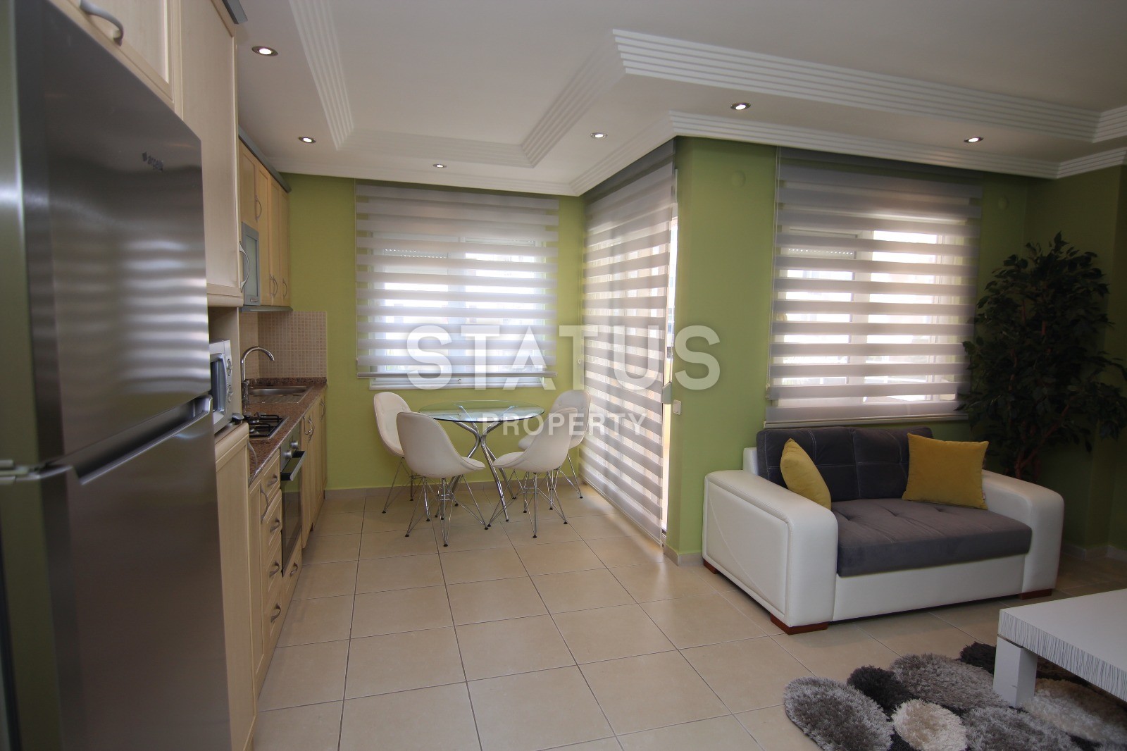 Уютные апартаменты в 100 м от Средиземного моря в центре района Махмутлар, 110 м2 фото 8