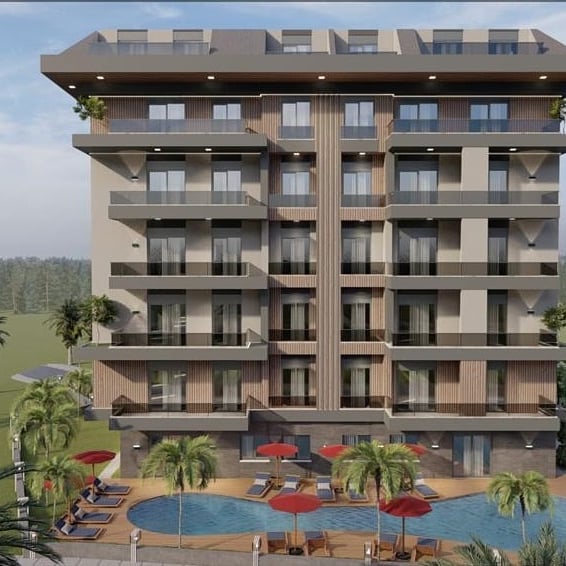 Две квартиры планировки 2+1 в Джикджилли, 105 кв.м. фото 5