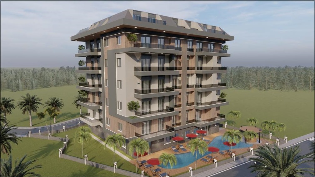 Две квартиры планировки 2+1 в Джикджилли, 105 кв.м. фото 12