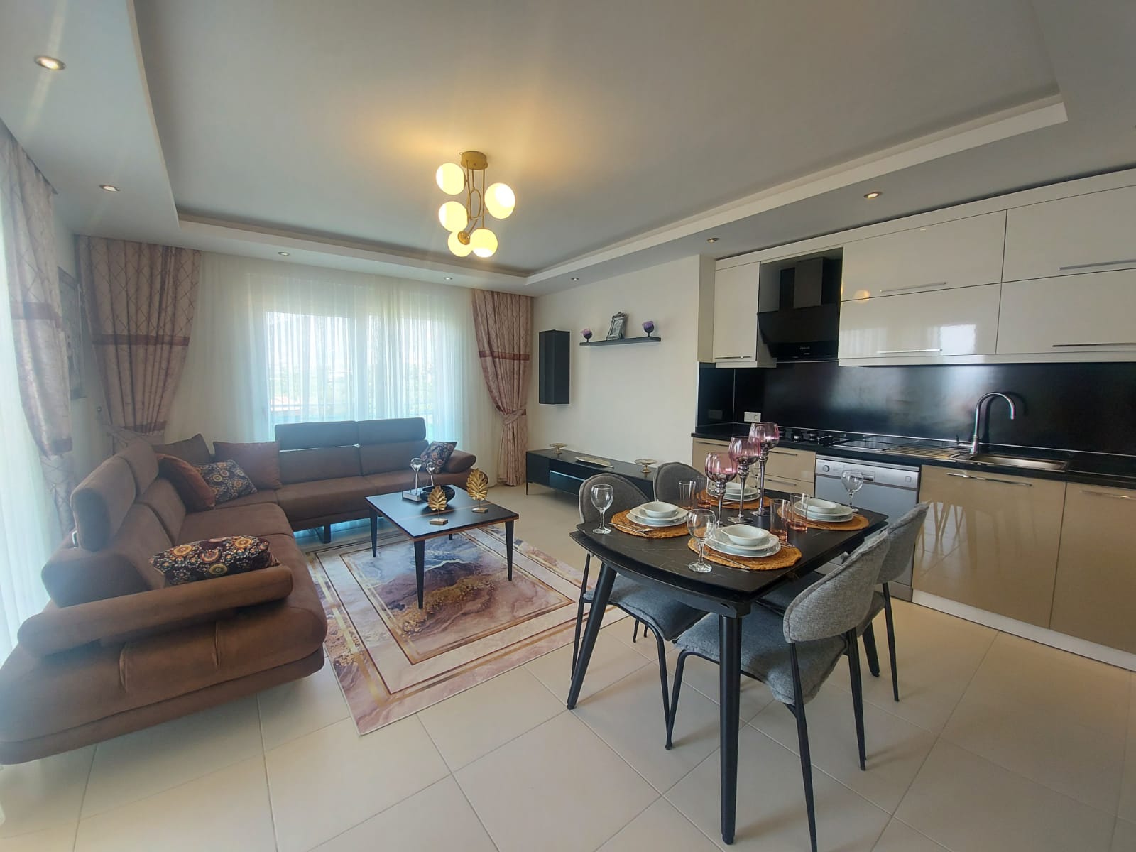 Квартира 2+1, с видом на горы в Махмутларе, 105 кв.м. фото 9