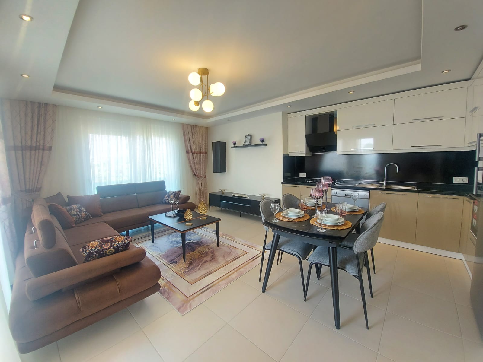 Квартира 2+1, с видом на горы в Махмутларе, 105 кв.м. фото 11