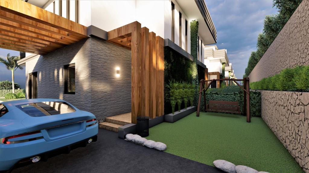 The project of luxury villas with garden plots of 226 m2 in Avsallar. фото 4