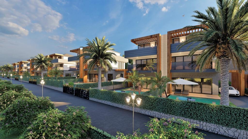 The project of luxury villas with garden plots of 226 m2 in Avsallar. фото 5