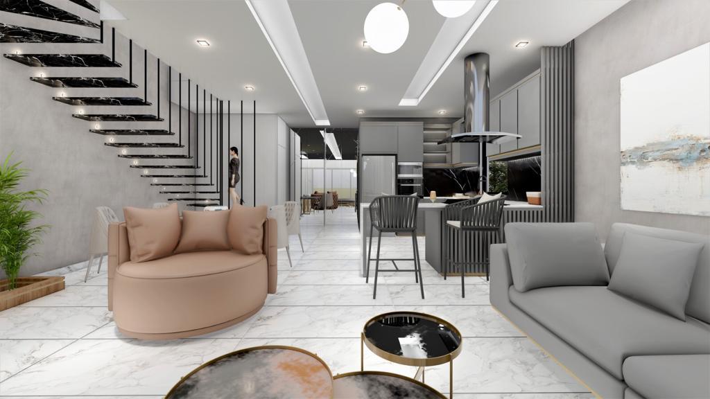 The project of luxury villas with garden plots of 226 m2 in Avsallar. фото 9