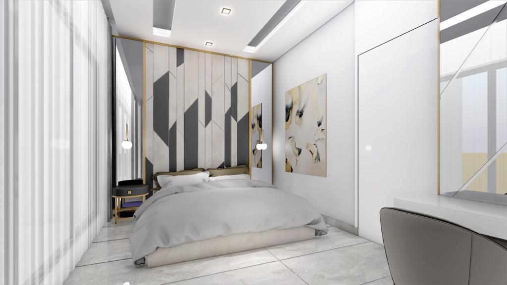 The project of luxury villas with garden plots of 226 m2 in Avsallar. фото 18