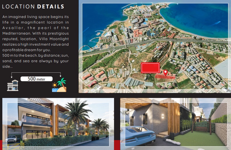 The project of luxury villas with garden plots of 226 m2 in Avsallar. фото 28