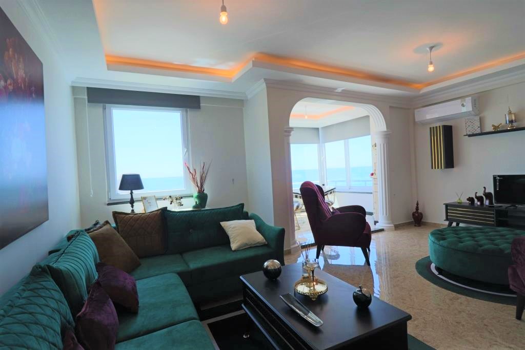 Меблированная квартира 2+1 с прямым видом на море на первой береговой линии. 100м.кв. фото 9