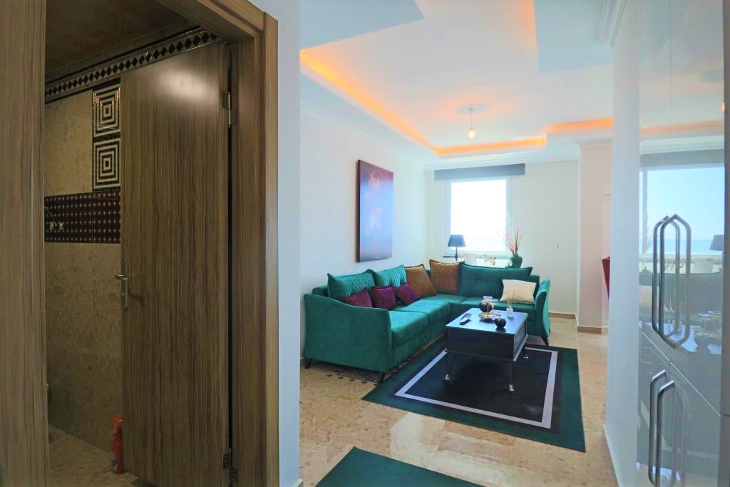 Меблированная квартира 2+1 с прямым видом на море на первой береговой линии. 100м.кв. фото 11