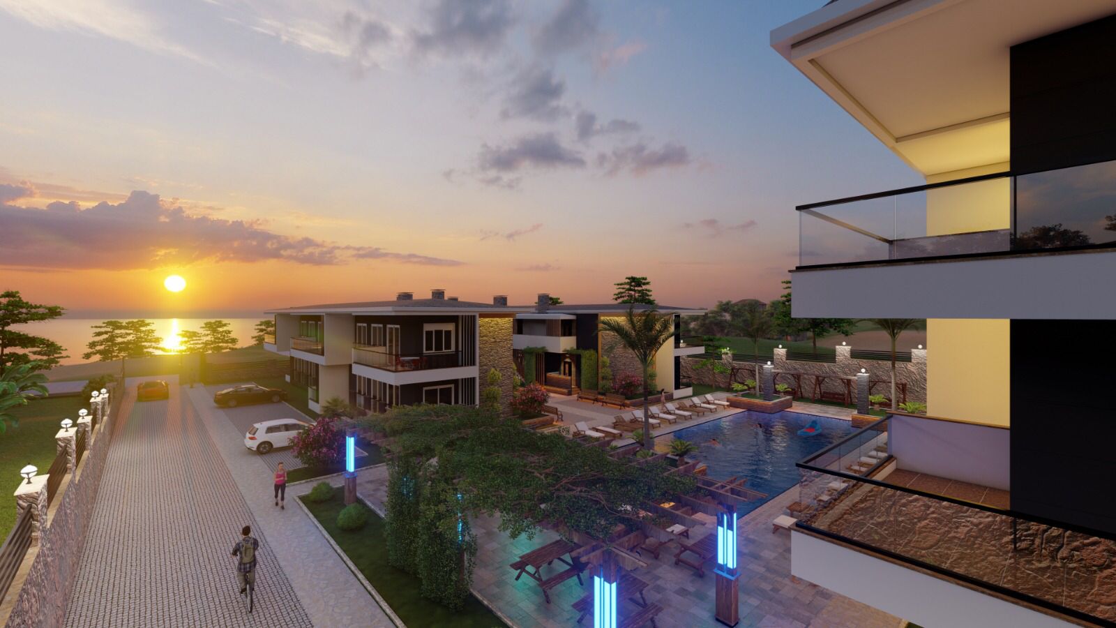 Проект премиум класса на этапе строительства в 150метрах от пляжа Инжекум, 138-150м.кв фото 13