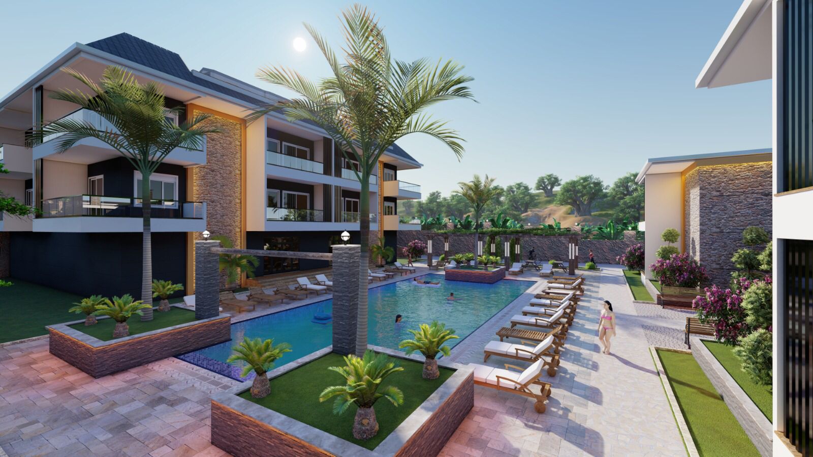 Проект премиум класса на этапе строительства в 150метрах от пляжа Инжекум, 138-150м.кв фото 21