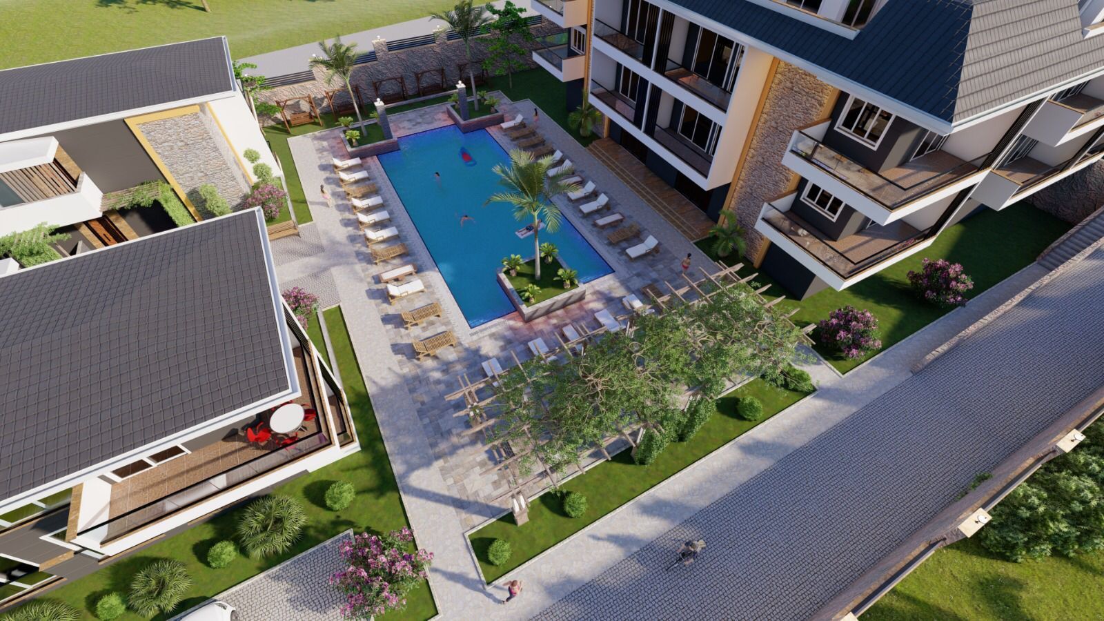 Проект премиум класса на этапе строительства в 150метрах от пляжа Инжекум, 138-150м.кв фото 26