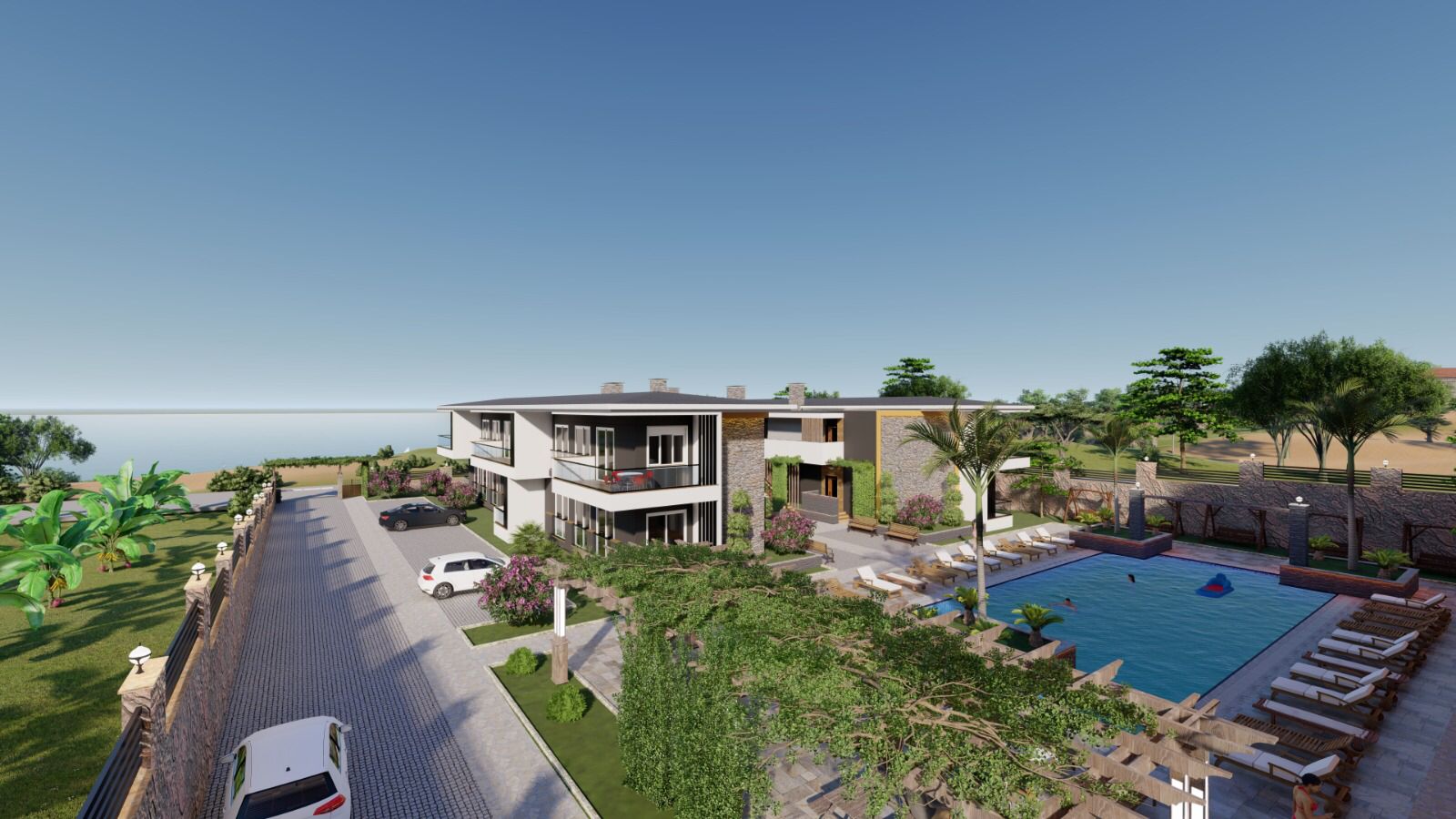 Проект премиум класса на этапе строительства в 150метрах от пляжа Инжекум, 138-150м.кв фото 29