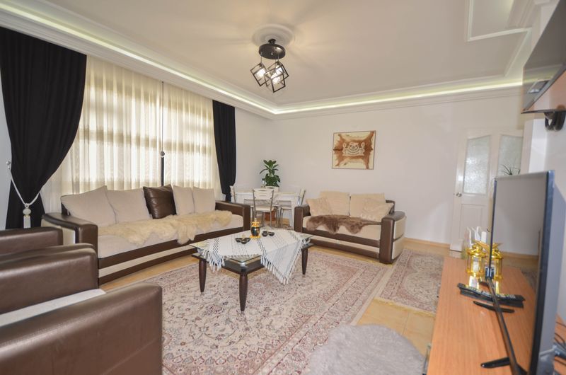 Solid apartments with furniture on the first coastline in Tosmur. 115 sq.m. фото 5