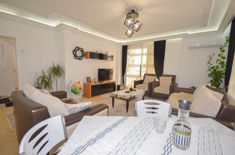 Solid apartments with furniture on the first coastline in Tosmur. 115 sq.m. фото 7