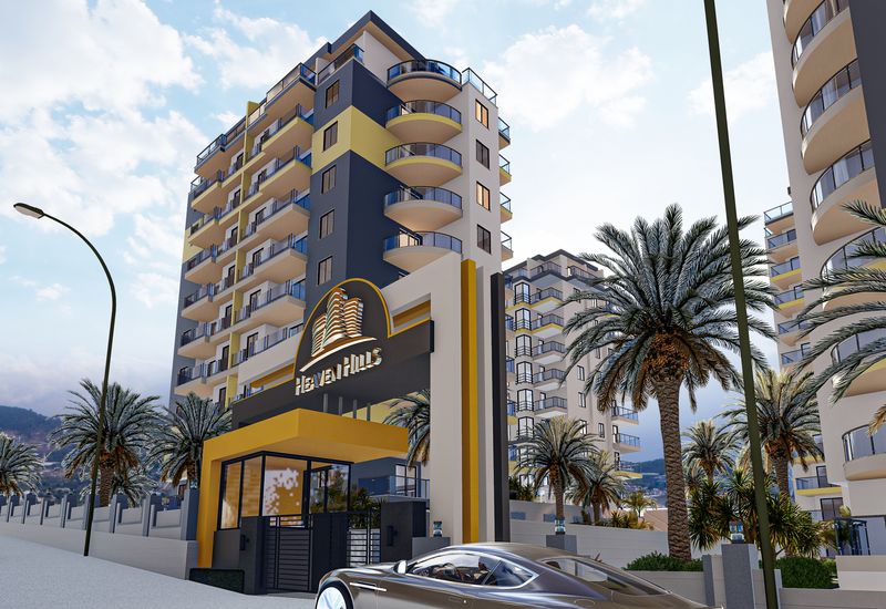 Новый проект на этапе строительства в Махмутларе, выгодные инвестиции! 54-164 м2 фото 14