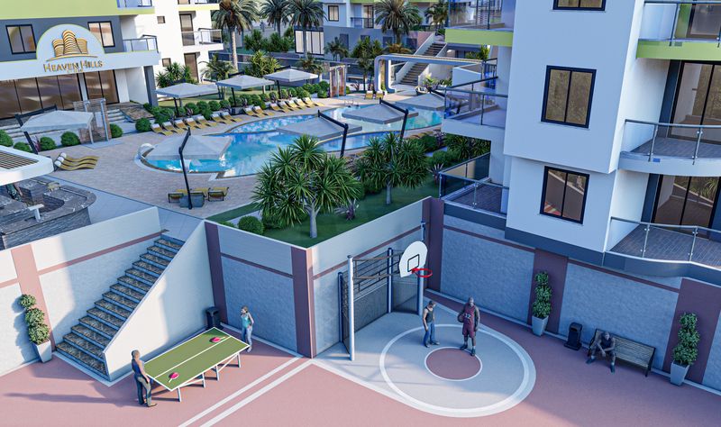 Новый проект на этапе строительства в Махмутларе, выгодные инвестиции! 54-164 м2 фото 24