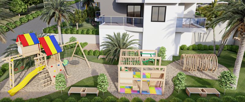 Новый проект на этапе строительства в Махмутларе, выгодные инвестиции! 54-164 м2 фото 26