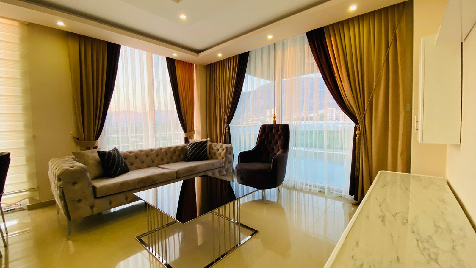 One-bedroom apartment with new furniture in Mahmutlar, 65 m2 фото 3