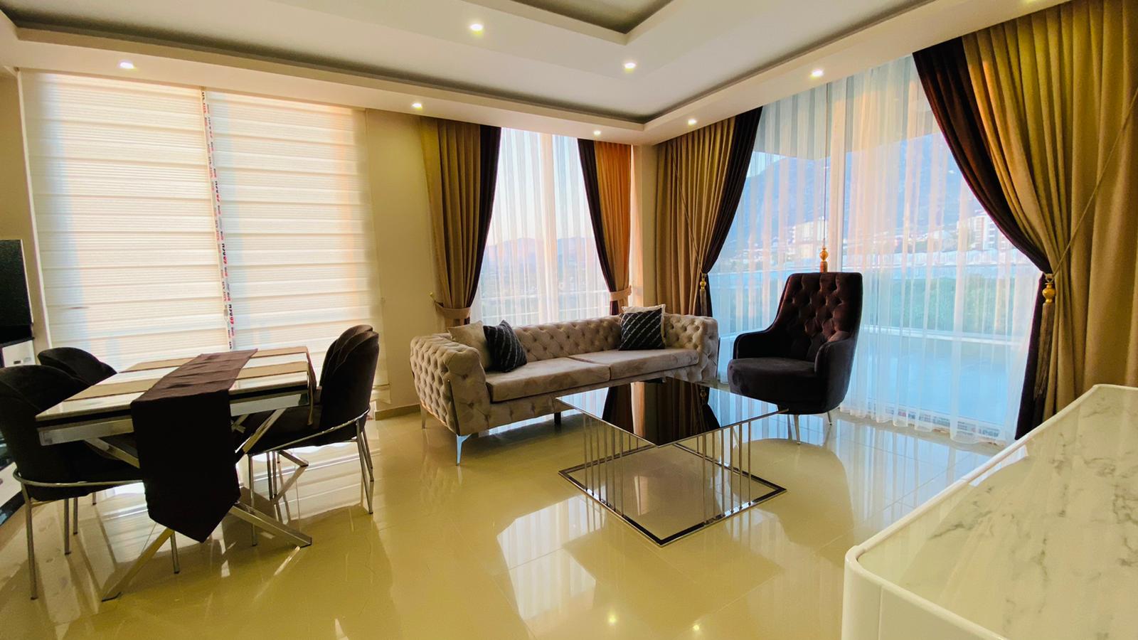 One-bedroom apartment with new furniture in Mahmutlar, 65 m2 фото 4