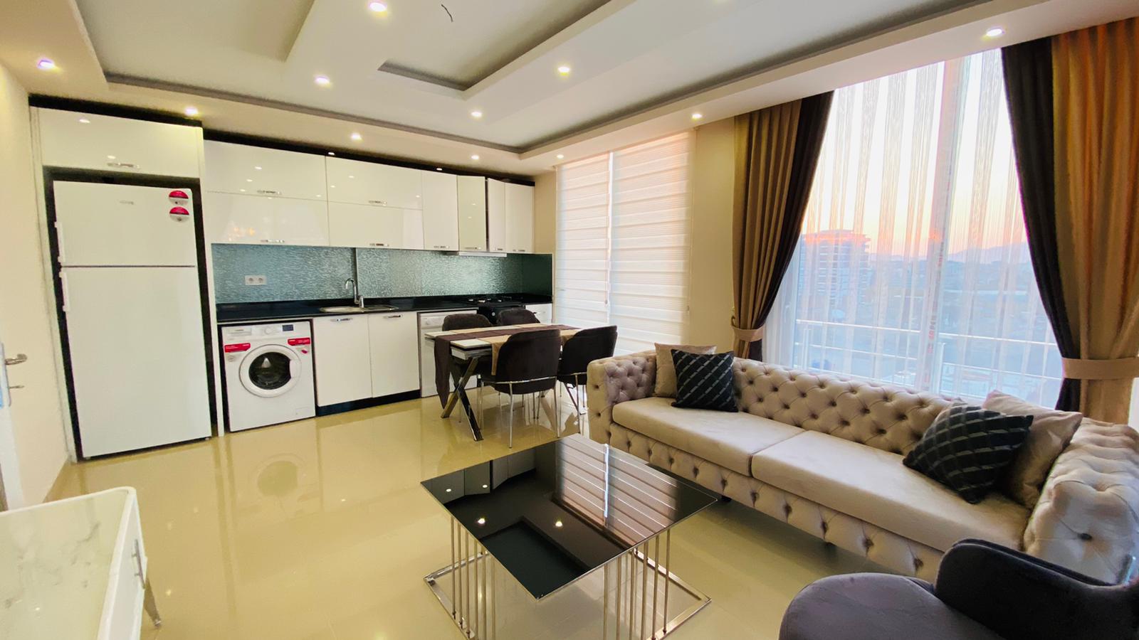 One-bedroom apartment with new furniture in Mahmutlar, 65 m2 фото 6