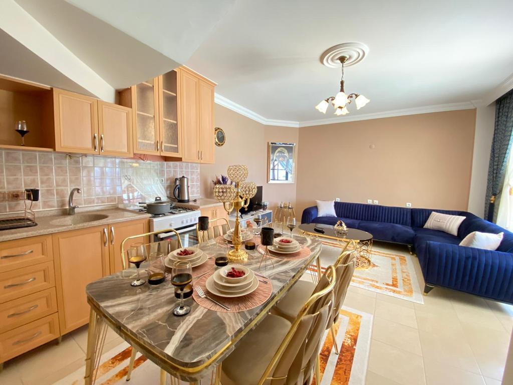 Апарт – вилла 2+1 с новой мебелью и видом на море, 125 м2 фото 10