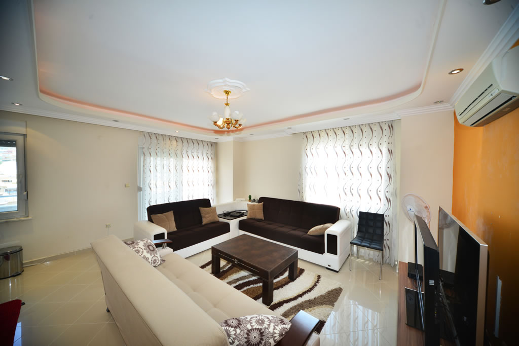 Апартаменты с на горы в Махмутларе. Планировка 2+1, площадь 125 кв.м. фото 9