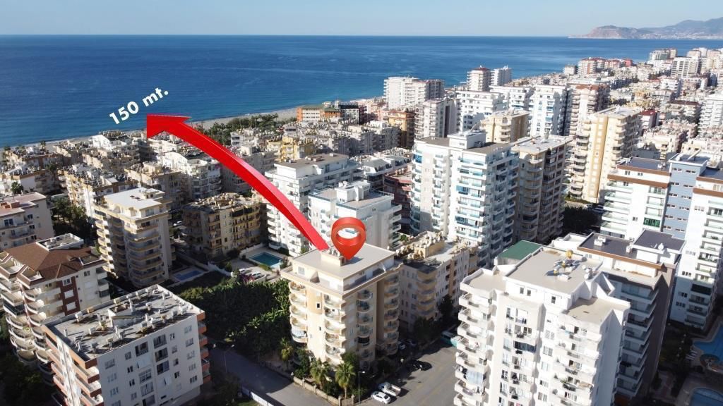 Трехкомнатная квартира с мебелью в 150метрах от моря в Махмутларе, 125м2 фото 4