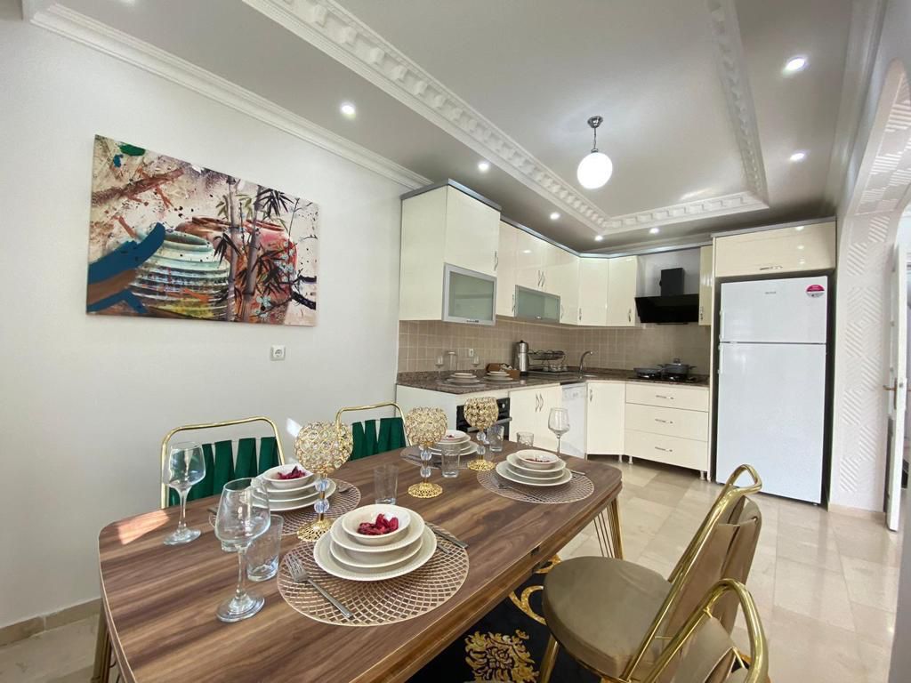 Трехкомнатная квартира с мебелью в 150метрах от моря в Махмутларе, 125м2 фото 13