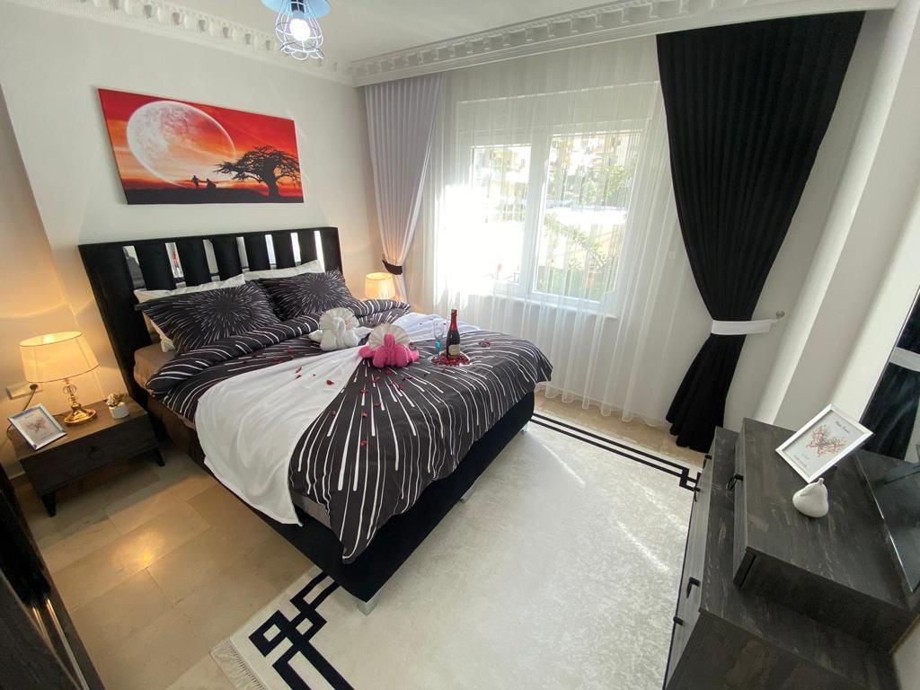 Трехкомнатная квартира с мебелью в 150метрах от моря в Махмутларе, 125м2 фото 19