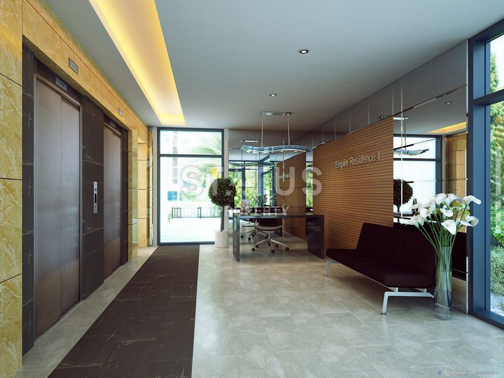 Квартира-студия с боковым видом на море в районе Махмутлар, 42 кв. м. фото 7