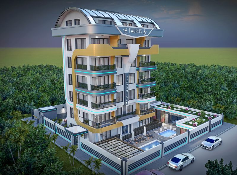New project in the prestigious area of Kestel! 100 meters from the sea! фото 4