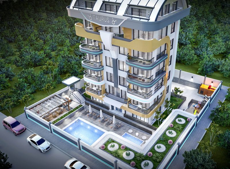 New project in the prestigious area of Kestel! 100 meters from the sea! фото 5