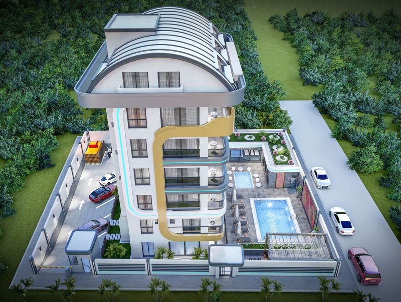 New project in the prestigious area of Kestel! 100 meters from the sea! фото 6